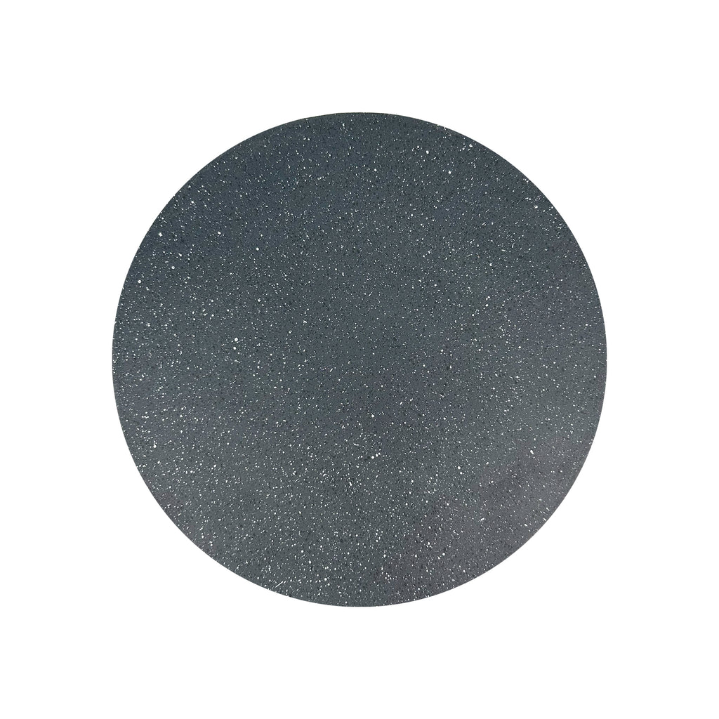 Star - Spotted Black Magnesium Home Decor Stool