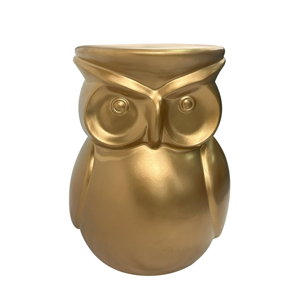 Unique Home Furnishing Artistic Owl-Inspired Ceramic Stool
