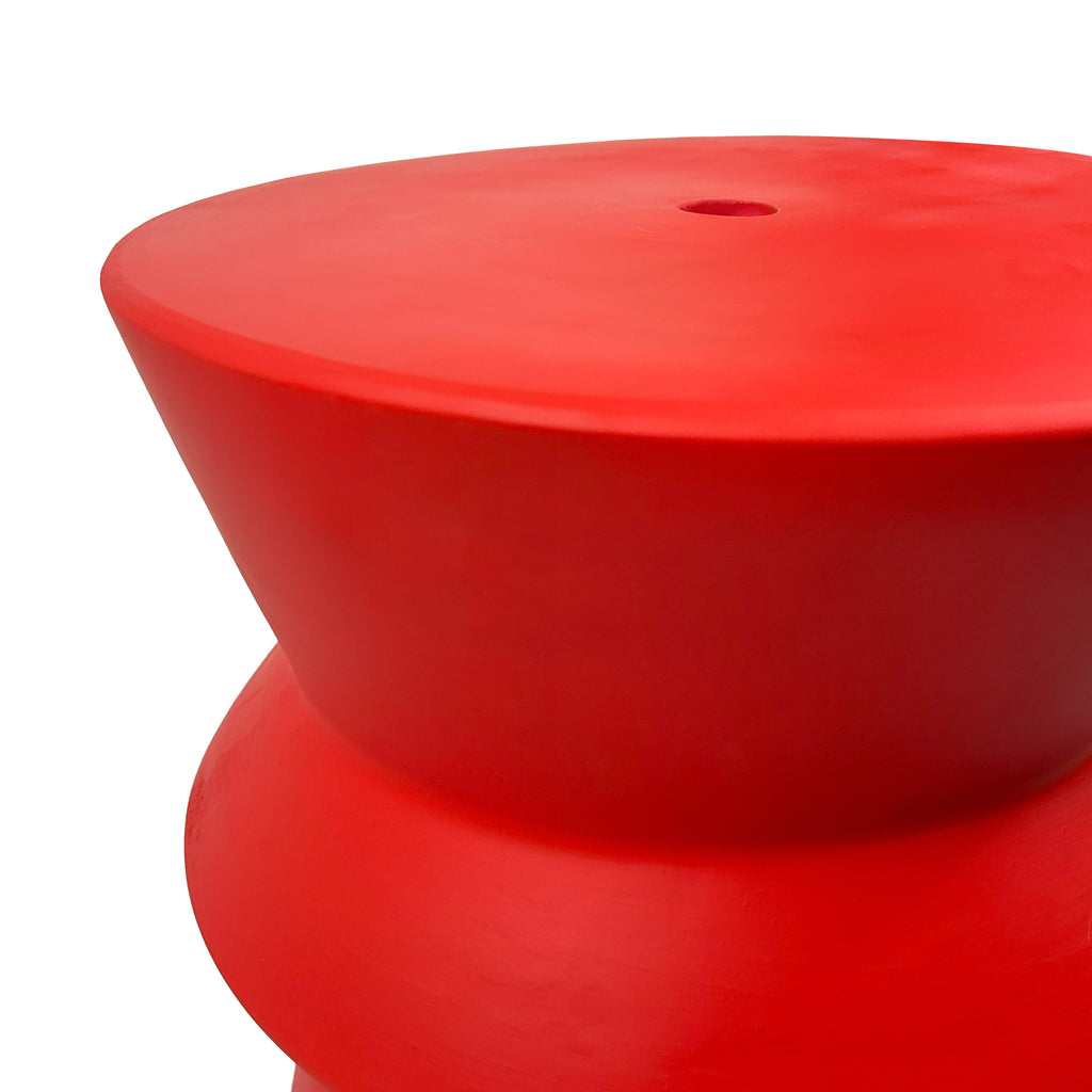 Modern home style stacked design ceramic stool