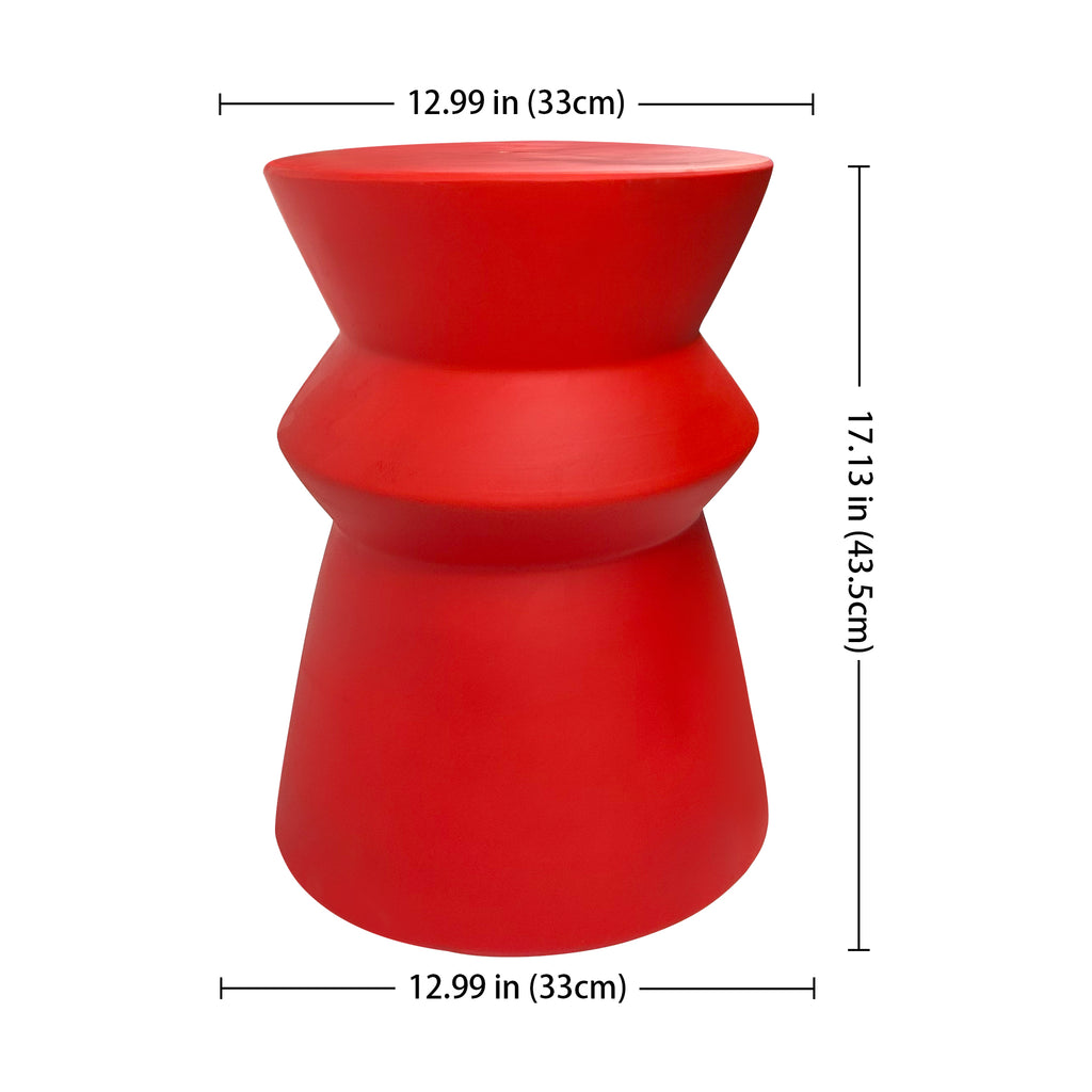 Modern home style stacked design ceramic stool