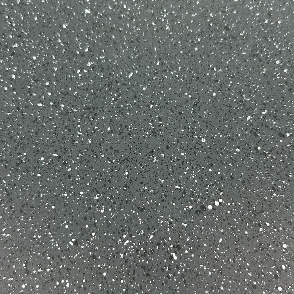 Star - Spotted Black Magnesium Home Decor Stool