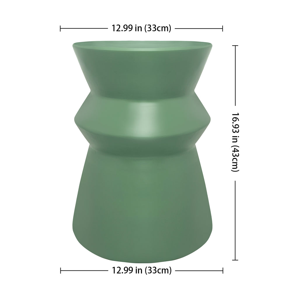 Modern home style stacked design ceramic stool