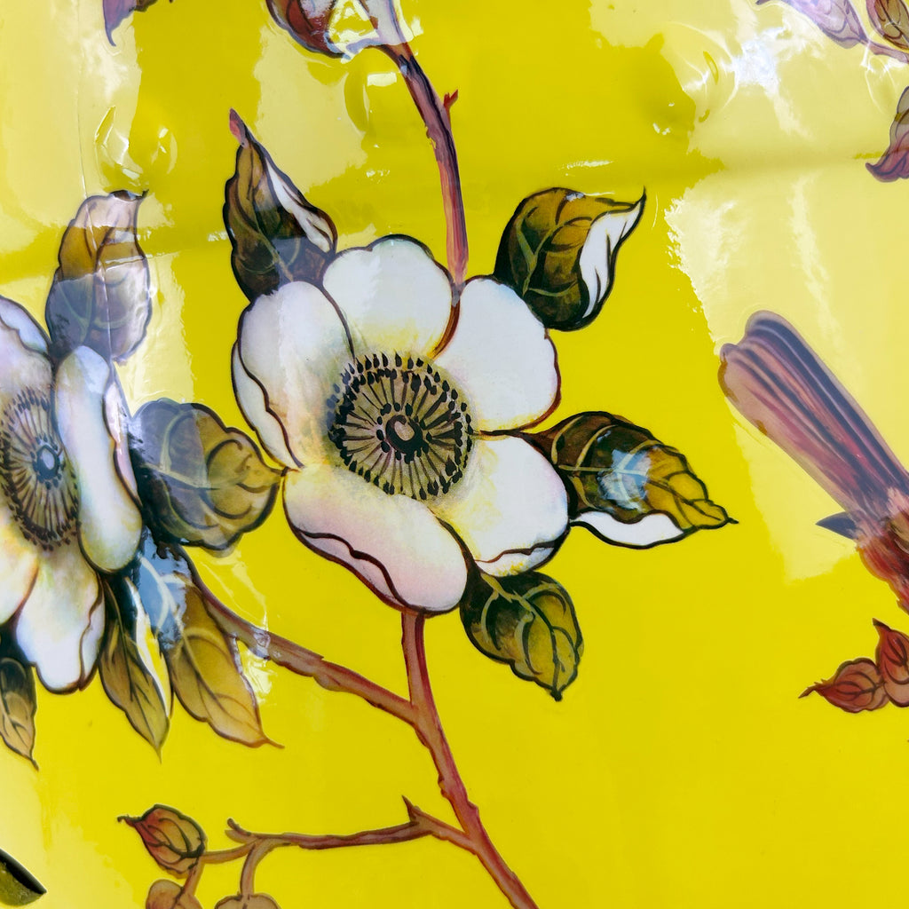 Oriental Floral - Bird Ceramic Drum Stool