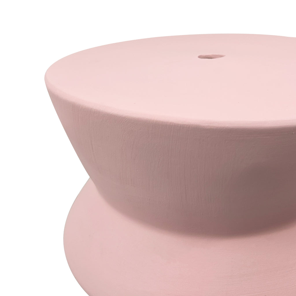 Modern home style stacked design ceramic stool