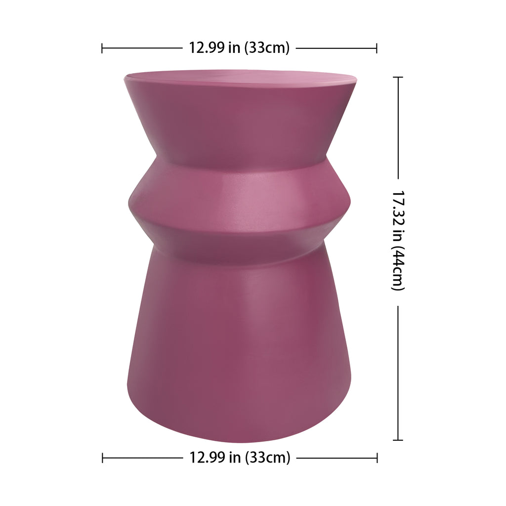 Modern home style stacked design ceramic stool