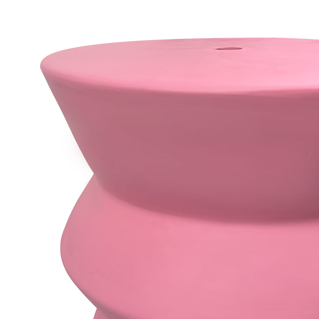 Modern home style stacked design ceramic stool
