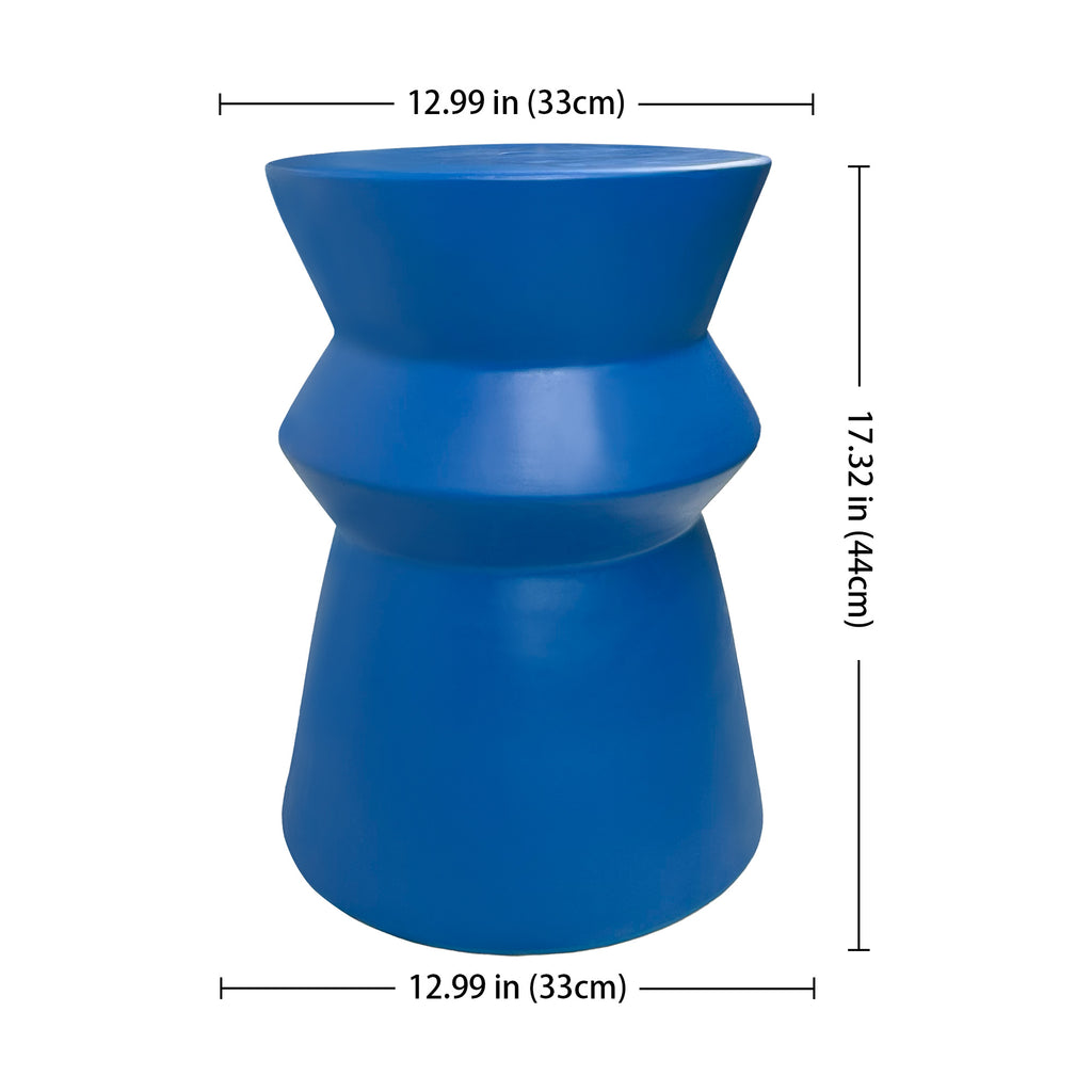 Modern home style stacked design ceramic stool