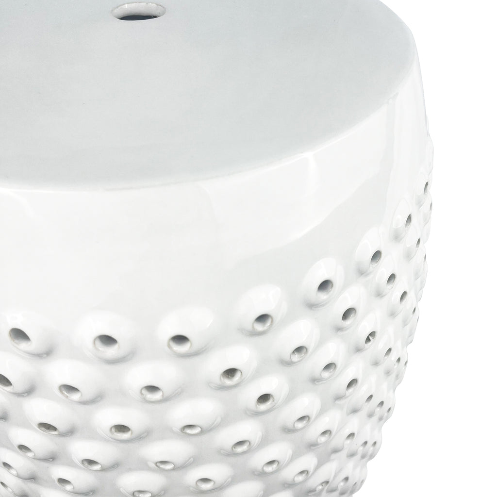 Ceramic garden drum stool outdoor furniture design sense of modern art cave style
