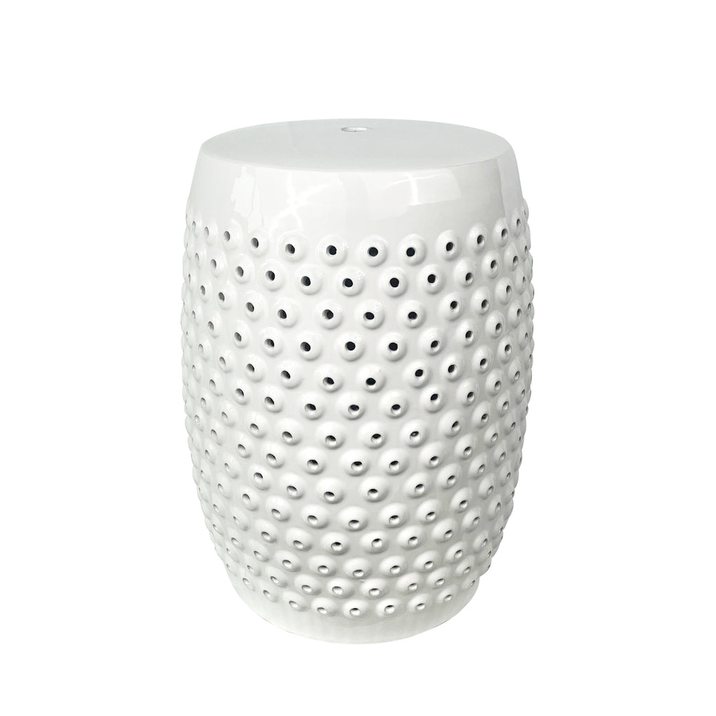 Ceramic garden drum stool outdoor furniture design sense of modern art cave style