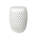 Ceramic garden drum stool outdoor furniture design sense of modern art cave style
