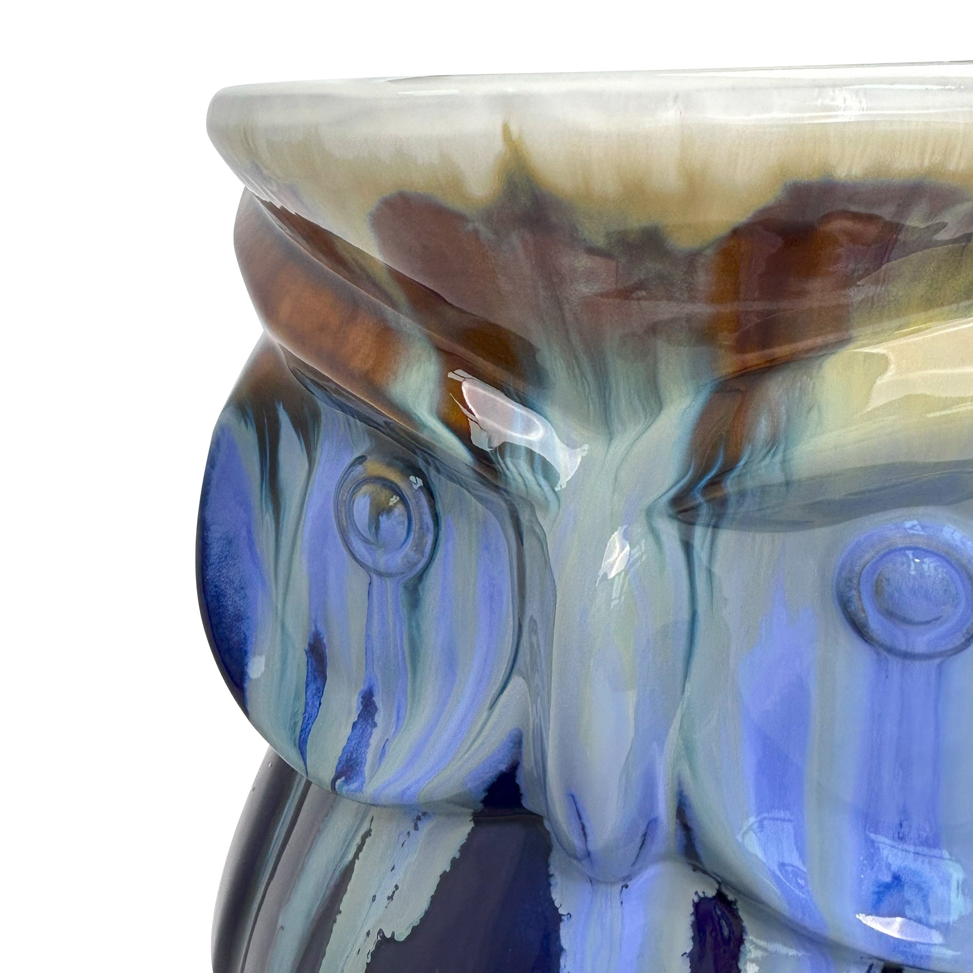 Unique Home Furnishing Artistic Owl-Inspired Ceramic Stool