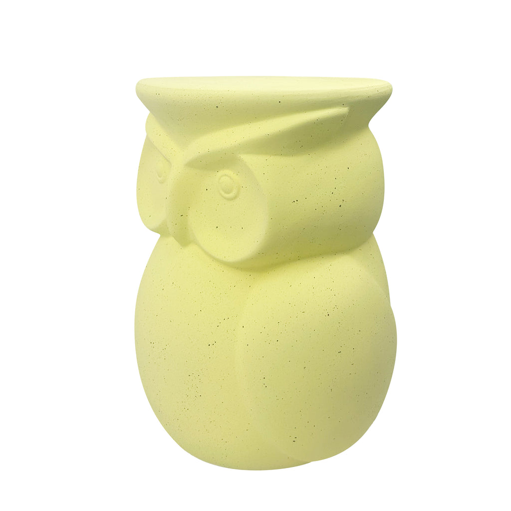 Unique Home Furnishing Artistic Owl-Inspired Ceramic Stool