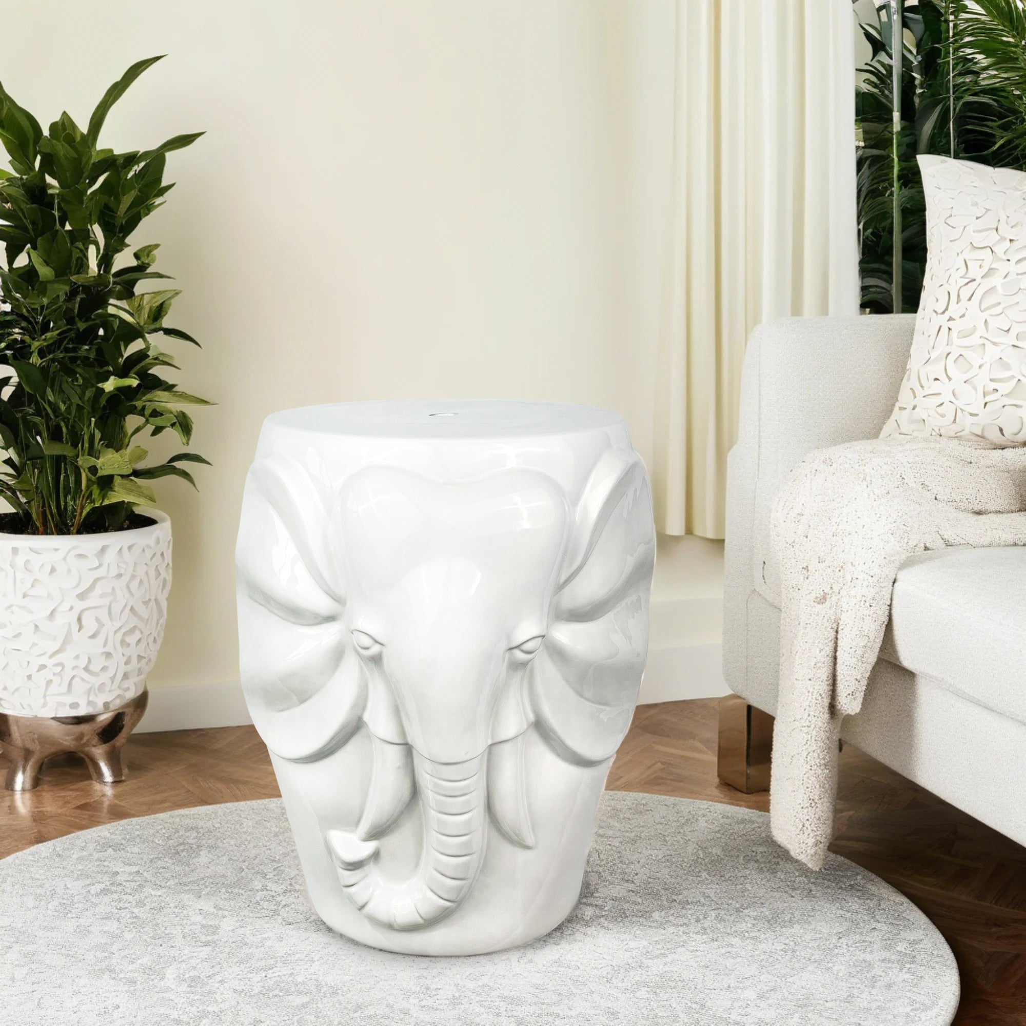 Garden stool Outdoor furniture Modern design elephant table stool