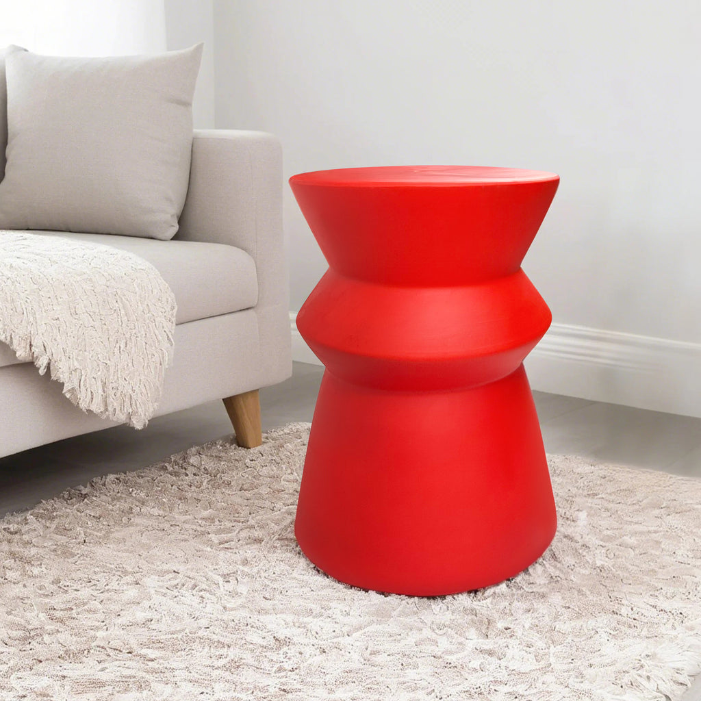 Modern home style stacked design ceramic stool