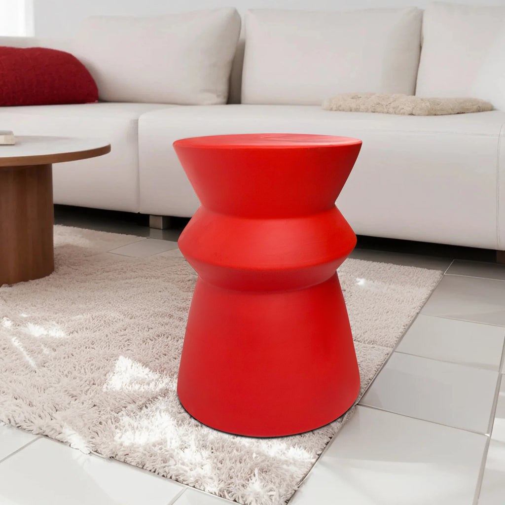 Modern home style stacked design ceramic stool