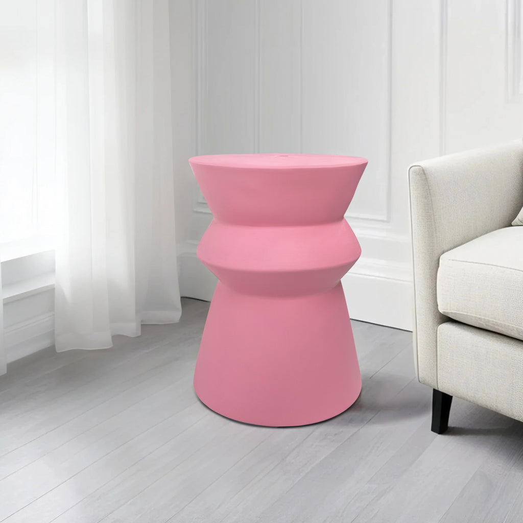 Modern home style stacked design ceramic stool