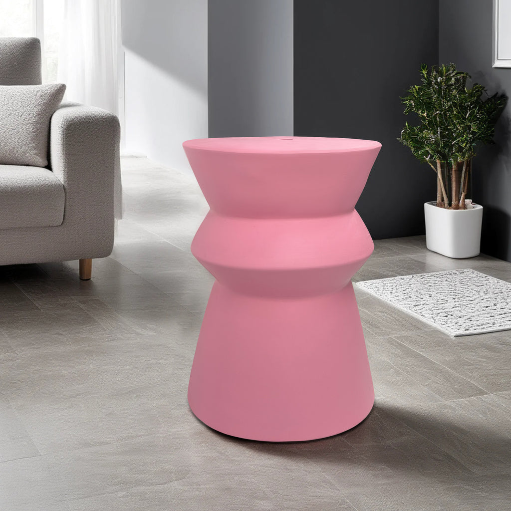 Modern home style stacked design ceramic stool