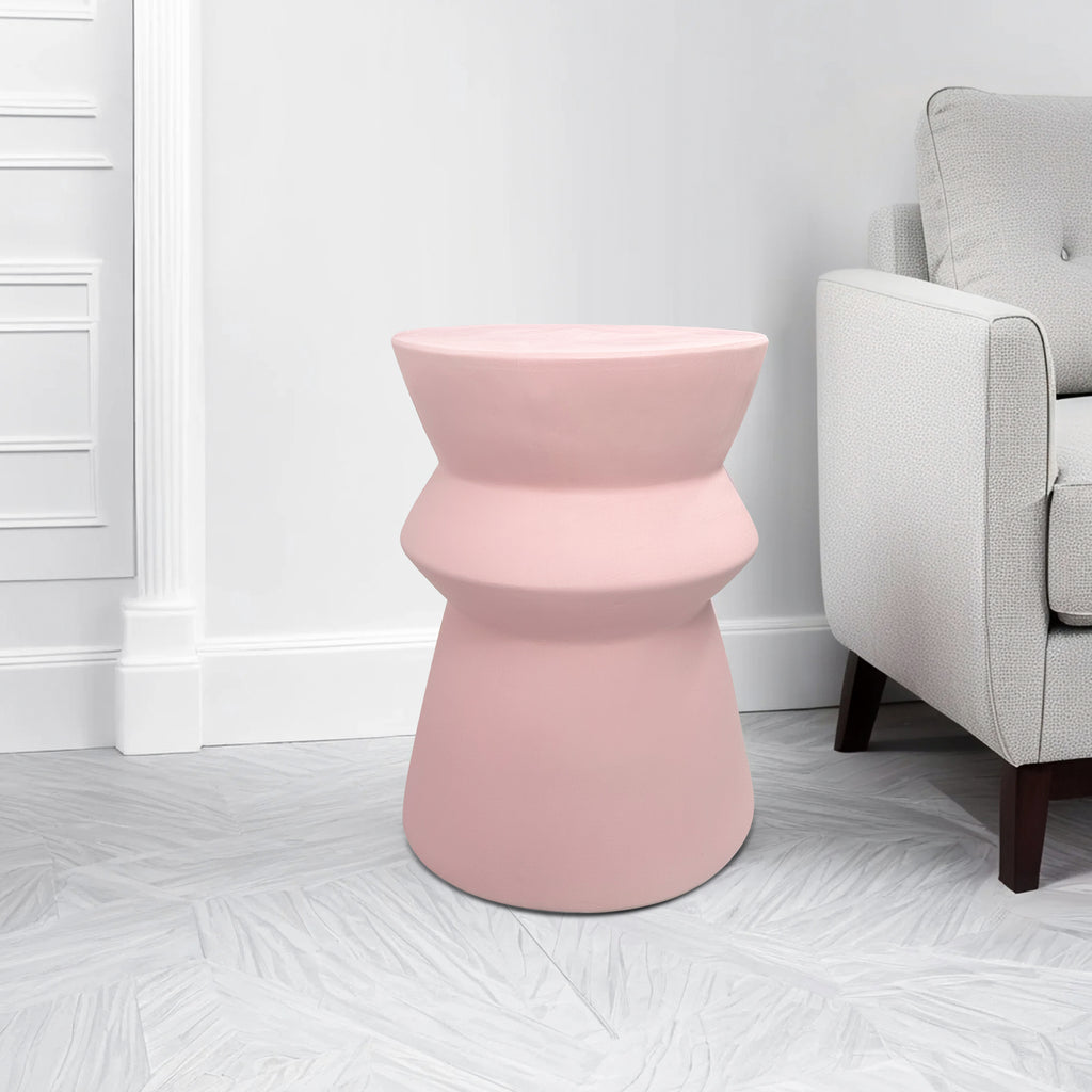 Modern home style stacked design ceramic stool