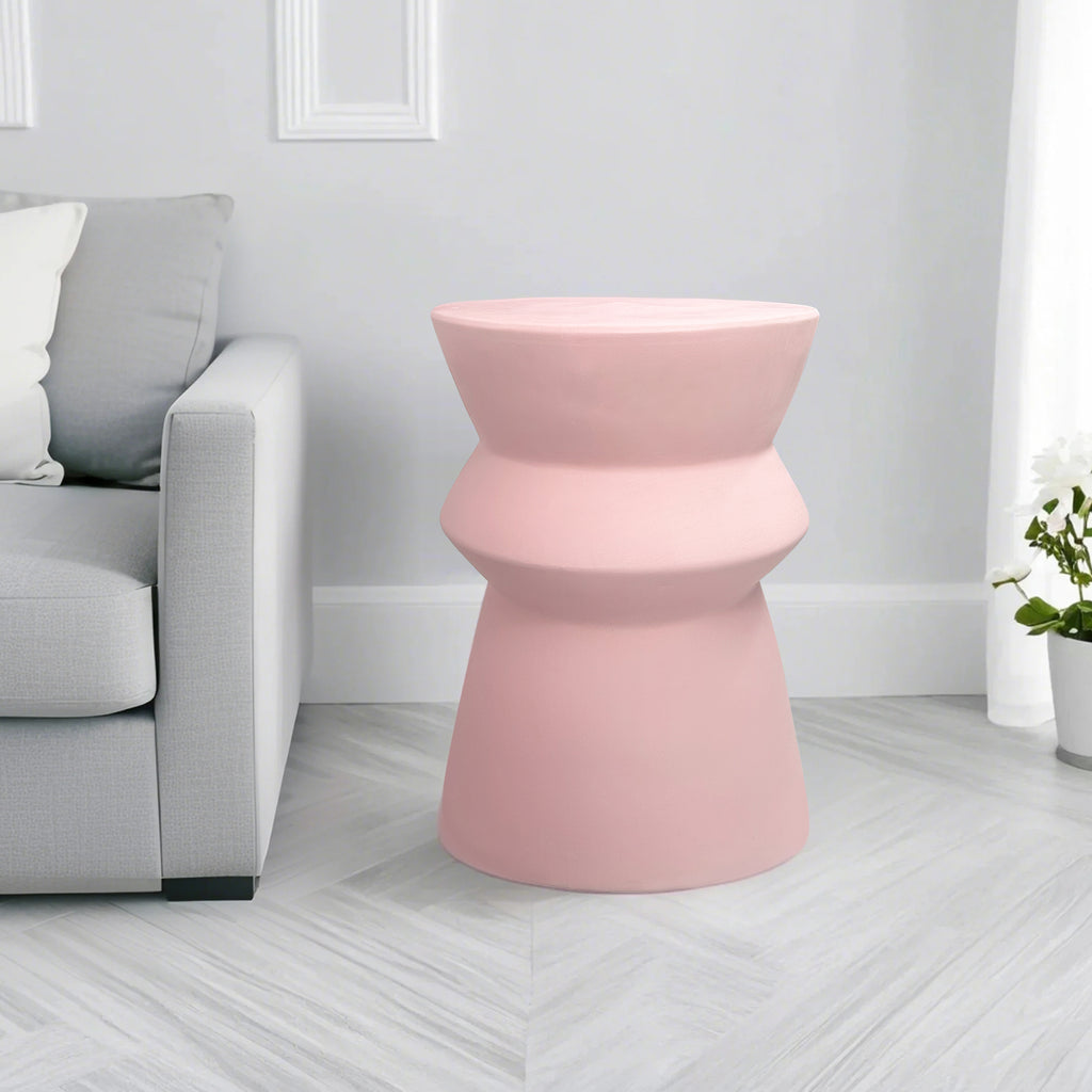 Modern home style stacked design ceramic stool