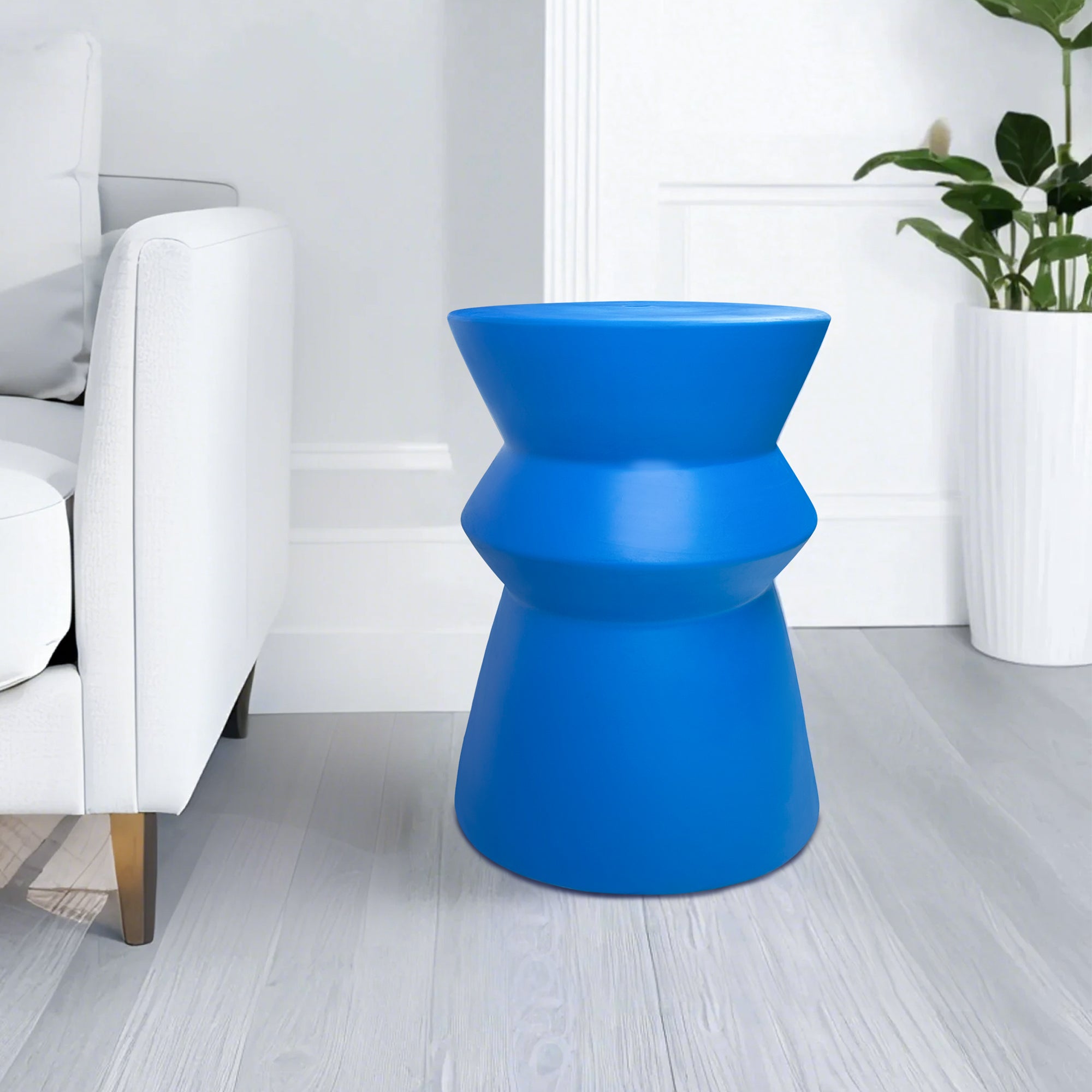 Modern home style stacked design ceramic stool